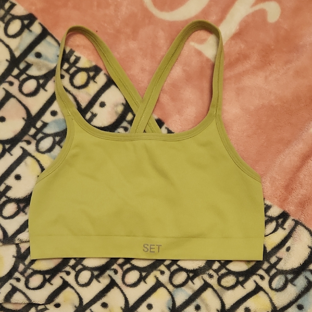 SET Active Olive Sports Bra